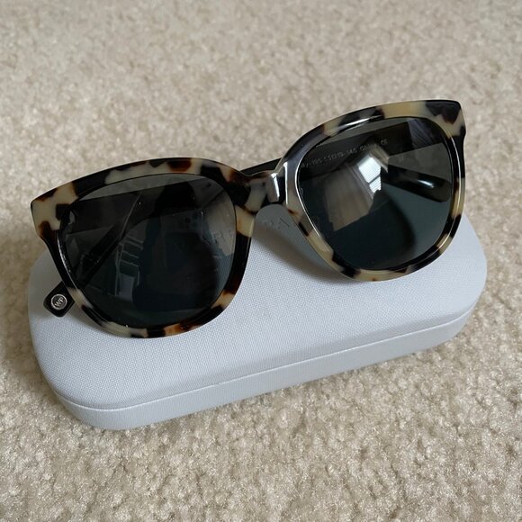 Warby Parker REILLY 195 Tortoishell Oversize Sunglasses with original case! - Picture 2 of 4